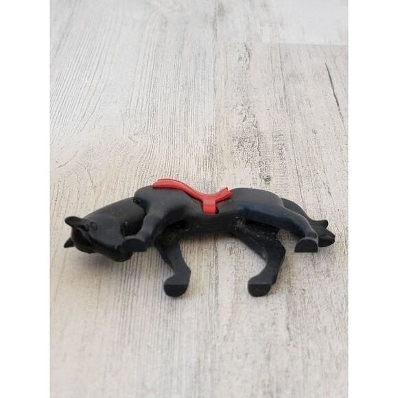 Playmobil black horse pony pet accessory toy figure - Picture 5 of 5